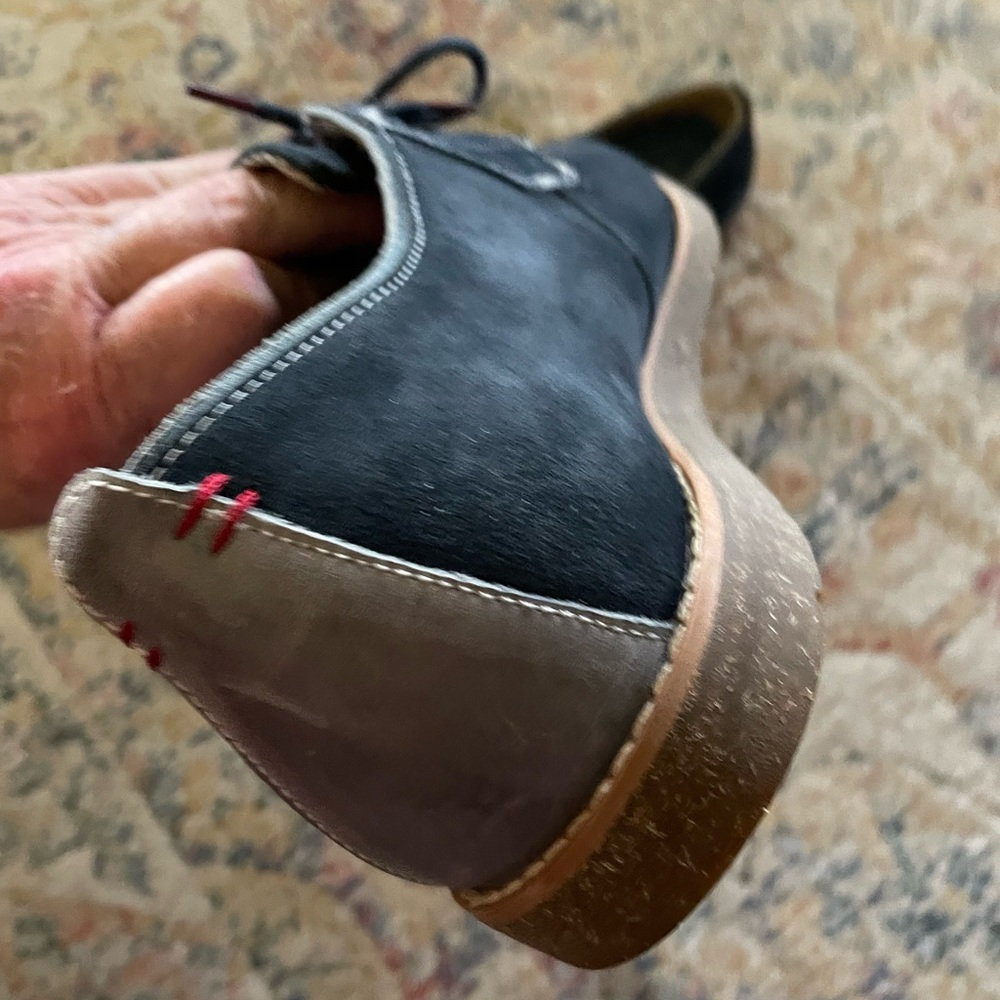 Men’s blue suede hush puppies 11.5 - Picture 2 of 2